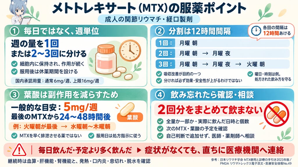 MTXの服薬ポイント
